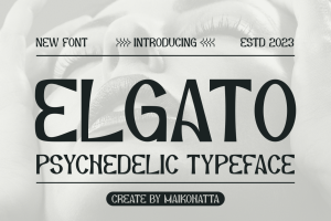 Elgato – Psychedelic Font