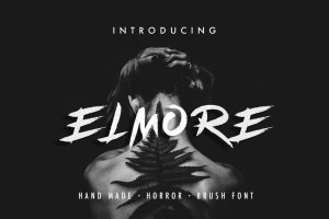Elmore – Brush Font