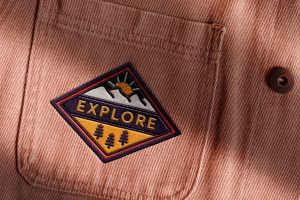 Embroidered Badge Scene