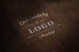 Embroidery Logo Mockup