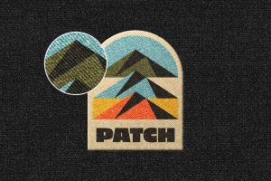 Embroidery Patch Mockup