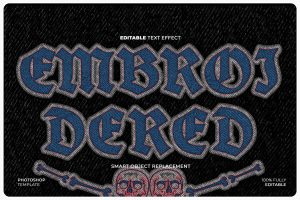 Embroidery Text Effect