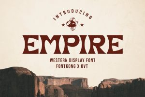 Empire – Western Display Font