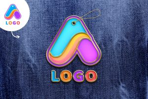 Enamel Logo Mockup