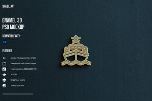 Enamel PSD Mockup