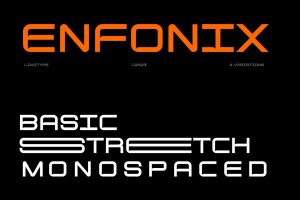 Enfonix – Stretch Font
