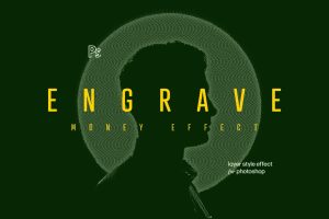 Engrave Money Photo Effect