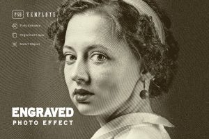 Engraved Photo Effect