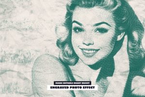 Engraved Photo Effect