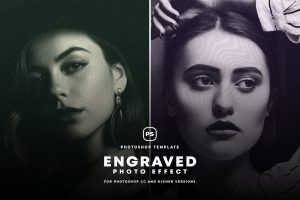 Engraved Photo Effect