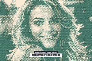 Engraved Photo Effect