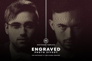 Engraved Photo Effect