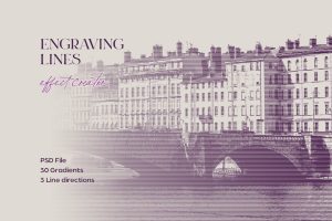 Engraving Lines Photoshop Effect