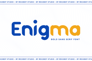 Enigma – Logo Font