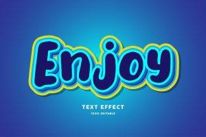 Enjoy text effect