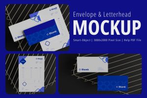 Envelope and Letterhead Mockup