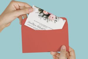 Envelope Invitation Mock Up