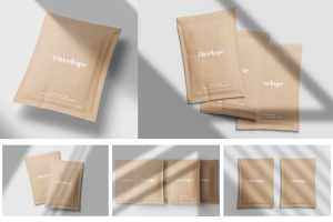 Envelope Shipping Mockup