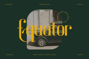 Equator Retro Font
