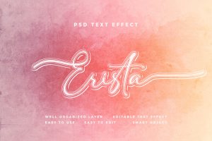 Erista Text Effect
