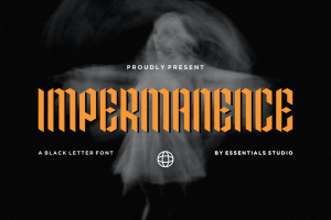 ES Impermanence – Blackletter Font