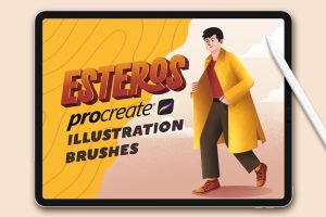 ESTEROS – Procreate Illustration Brushes