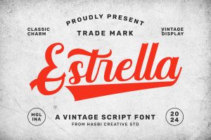 Estrella Vintage Script