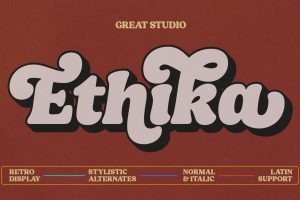 Ethika – Retro Font
