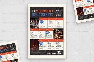Event Calendar Flyer Template
