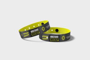 Event Wristband Mockup