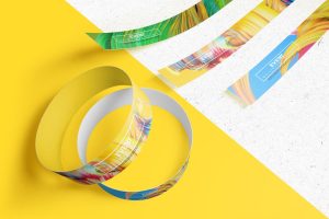 Event Wristbands Mockup