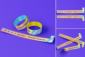 Event Wristbands Mockup Set