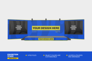 Exhibition & Workshop Stage Mockup