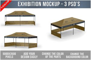 Exhibition Promotional Tent Mockup