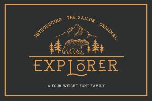 EXPLORER – Sailor Original Typeface