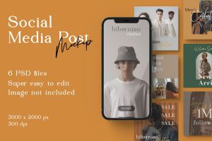 FA – Mobile Mockup Social Media