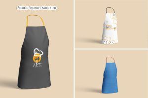 Fabric Apron Mockup