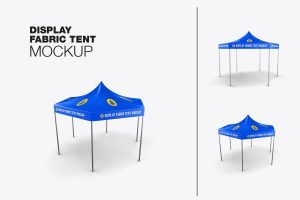 Fabric Display Tent Mockup