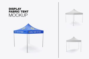 Fabric Display Tent Mockup