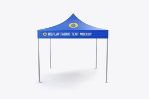 Fabric Display Tent Mockup
