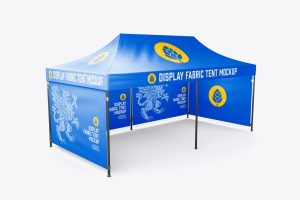 Fabric Display Tent Mockup