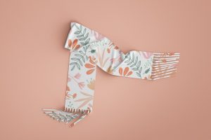 Fabric Scarf Mockup
