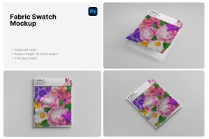 Fabric Swatch Mockup