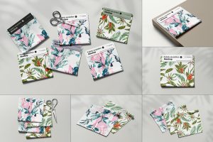 Fabric Swatches Mockup