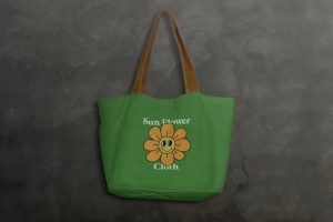 Fabric Tote Bag Mockup