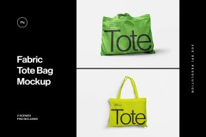 Fabric Tote Bag Mockup