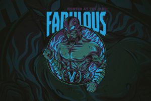 Fabulous Fighter T-Shirt Design