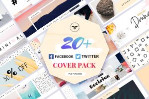 Facebook & Twitter Cover Template