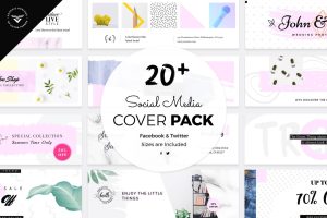 Facebook & Twitter Cover Templates