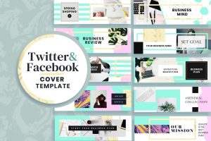 Facebook & Twitter Cover Templates